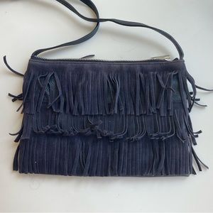 Fringe crossbody bag